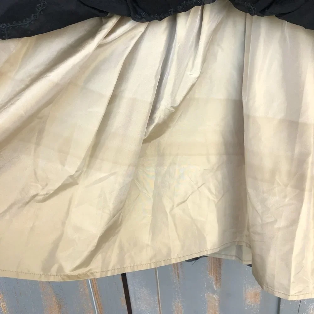 RED Valentino Silk Strapless Dress Black Sz 40, US 2 - Picture 16 of 16